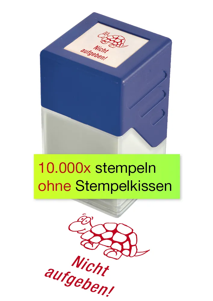 Stempel, Schildkröte Nicht aufgeben!