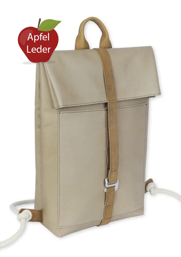 TimeTEX Lehrer-Rucksack "Sacci Pure" aus Apfelleder