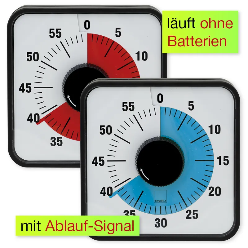 Zeituhr "Automatik", magnetisch, eckig