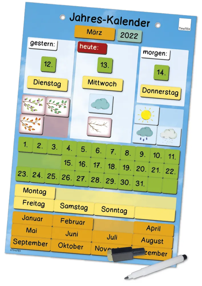 "Mein Jahr" Kalender magnetisch