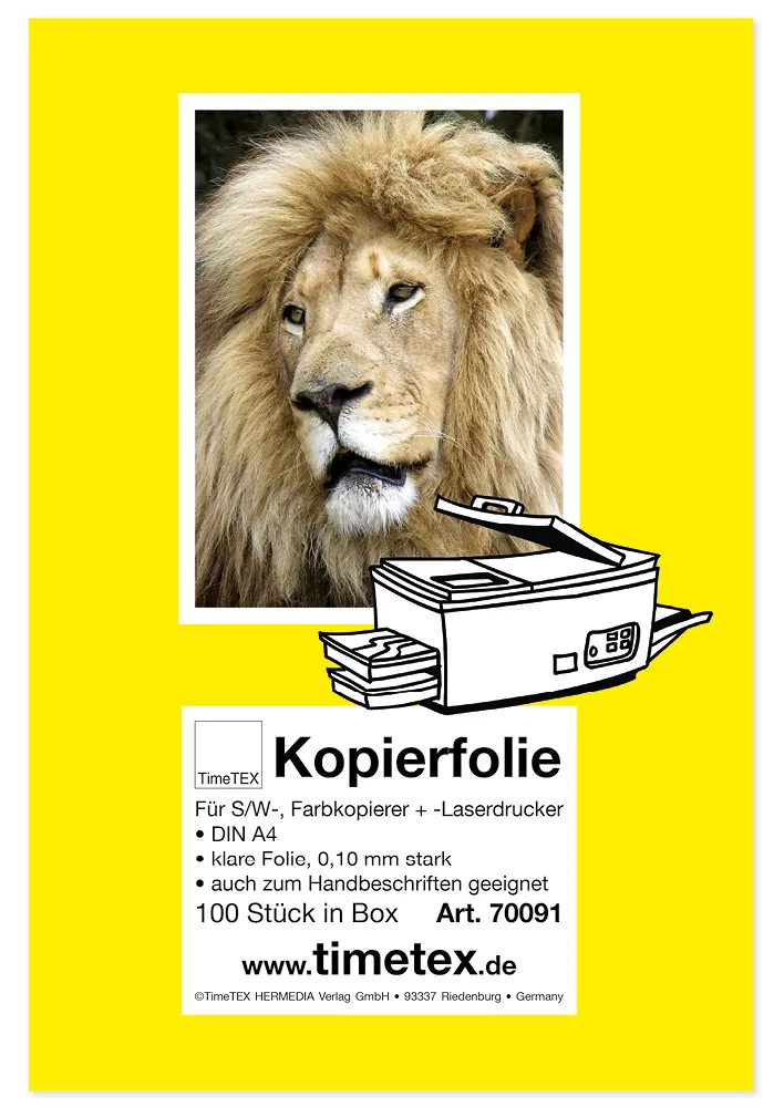 Klarsicht-Kopier-Folie Box