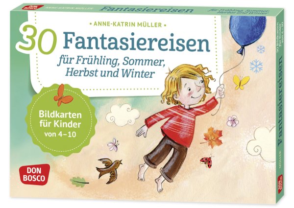 Karten-Set "30 Fantasiereisen für Frühling, Sommer, Herbst und Winter"