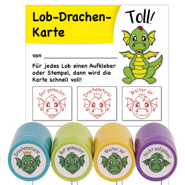 Belobigungs-Set "Drachen", 5-tlg.