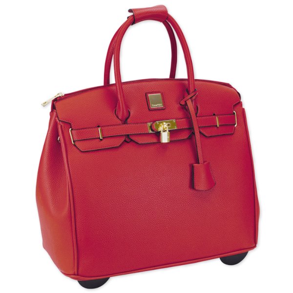 Trolley-Handtasche "Bellissima", rot