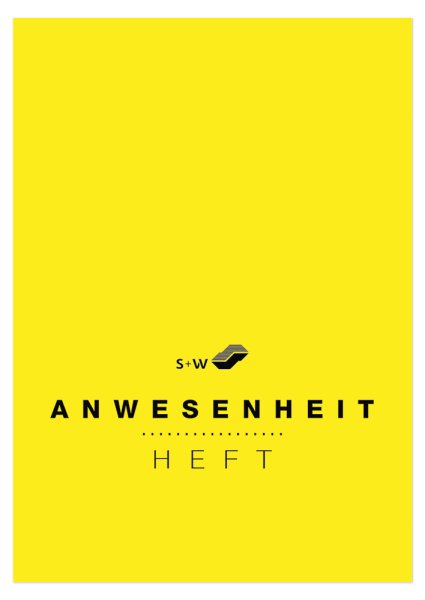 Anwesenheit Heft A4