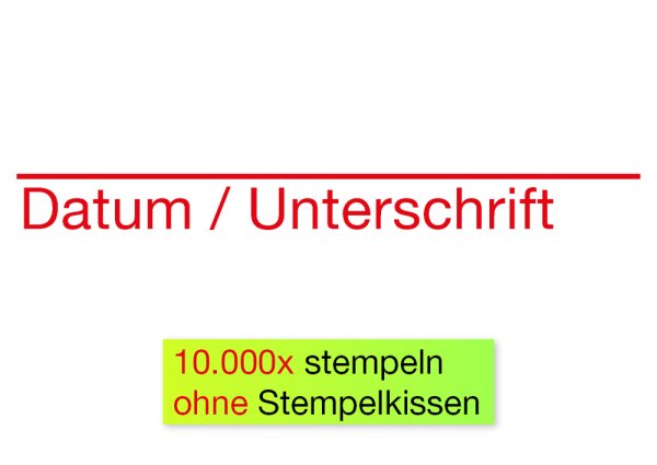 Stempel, Unterschrift